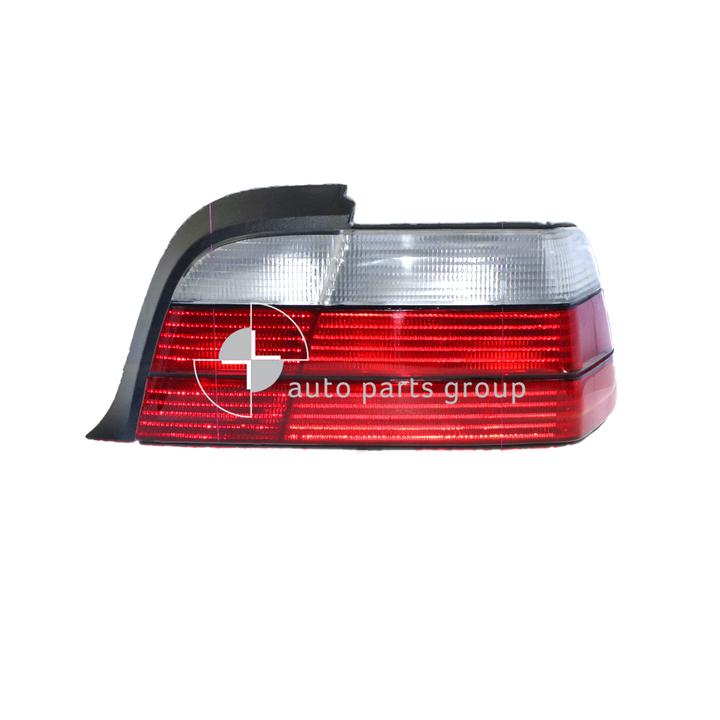 APG All Crash Black Red/Clear Tail Lamp Drivers Side Certified Suits BMW 3 Series E36 Coupe 1997 to 2000 ETC-21043RHQ