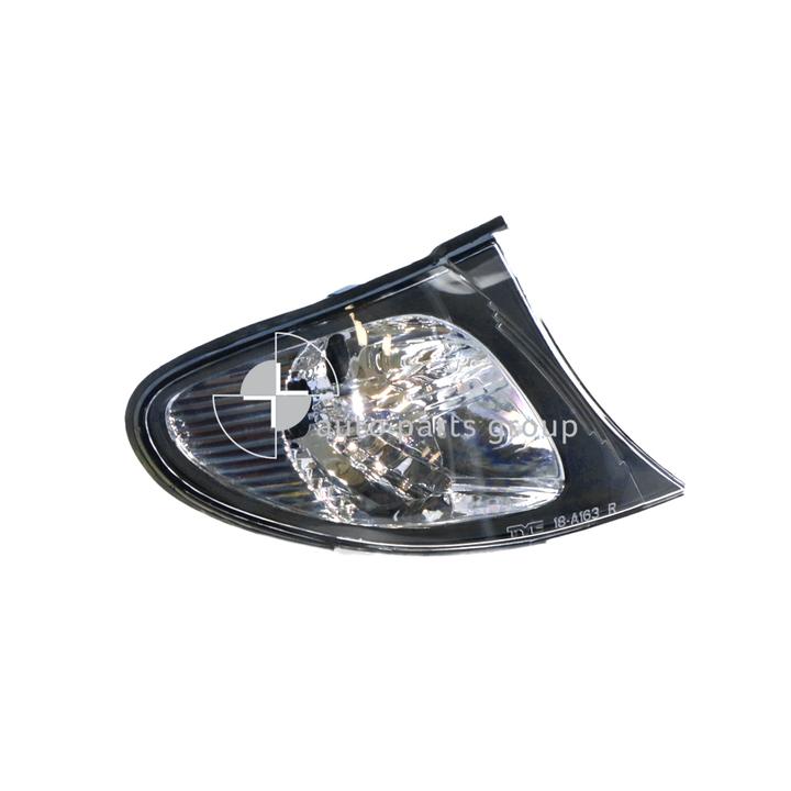APG All Crash Front Park / Indicator Lamp, Black Trim, Drivers Side Certified Suits BMW 3 Series E46 2001 to 2003 ETD-21015RHQ