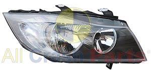 APG All Crash Halogen Manual Adjust Head Lamp Drivers Side Certified Suits BMW 3 Series E90 2005 to 2008 ETE-21030RHQ
