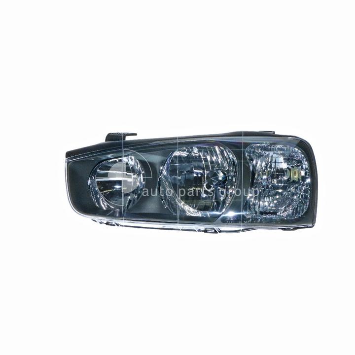 APG All Crash Head Lamp Passenger Side Certified Suits Hyundai Elantra XD 2000 to 2003 HLE-21030LHQ