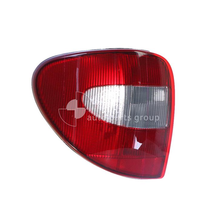 APG All Crash Black Red/Clear Tail Lamp Passenger Side Aftermarket Suits Chrysler Voyager RG 2004 to 2010 IVC-21040LH