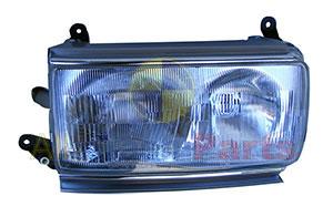 APG All Crash Head Lamp Drivers Side Certified Suits Toyota Landcruiser FZJ80R/HDJ80R/HZJ80R 1990 to 1998 TLC-21030RHQ