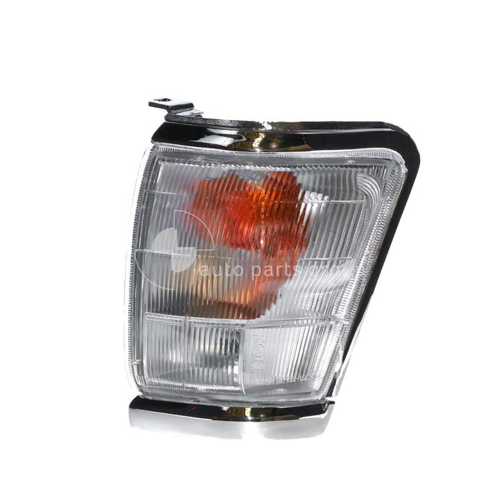 APG All Crash Chrome Front Park / Indicator Lamp Passenger Side Certified suits Toyota Hilux SR5 1997 to 2001 TII-21011LHQ