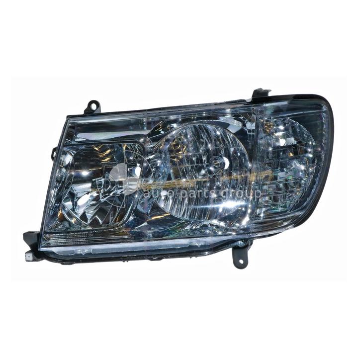 APG All Crash Head Lamp Passenger Side Certified Suits Toyota Landcruiser 100 Series 2005 to 2007 TLF-21032LHQ