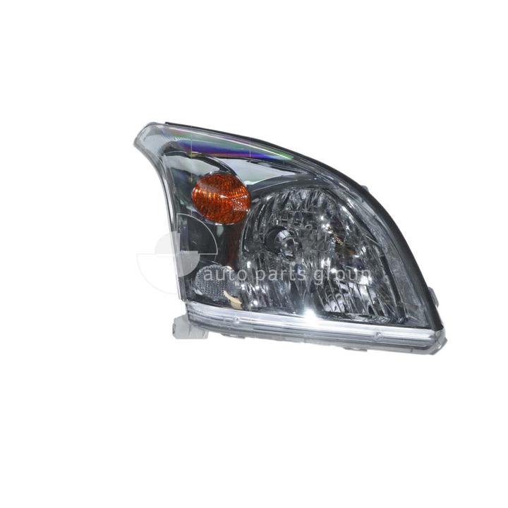 APG All Crash Halogen Head Lamp Drivers Side Certified Suits Toyota Prado 120 Series 2002 to 2009 TLH-21030RHQ