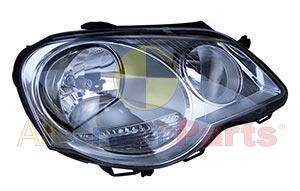 APG All Crash Halogen Head Lamp Drivers Side Certified Suits Volkswagen Polo 9N 2005 to 2010 VOD-21030RHQ