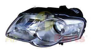 APG All Crash Halogen Electric Adjust Head Lamp Passenger Side Certified Suits Volkswagen Passat B6 2006 to 2011 VPD-21030LHQ