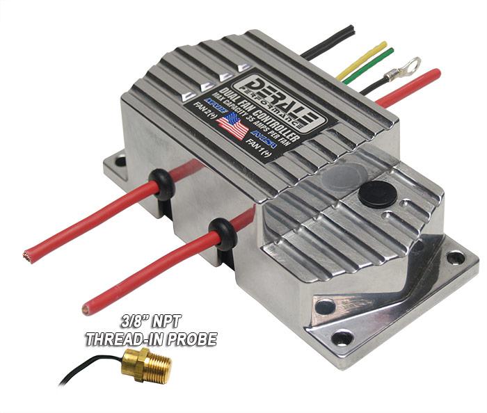 Derale High Amp Adjustable Dual Fan Controller (3/8" Thread) 16789