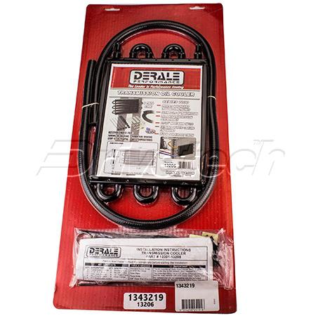 Derale Transmission Oil Cooler Kit - Universal Fit 6 Pass 320x190mm