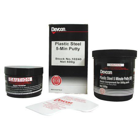 Devcon Epoxy Putty Plastic Steel 5 Minute 500g D10240