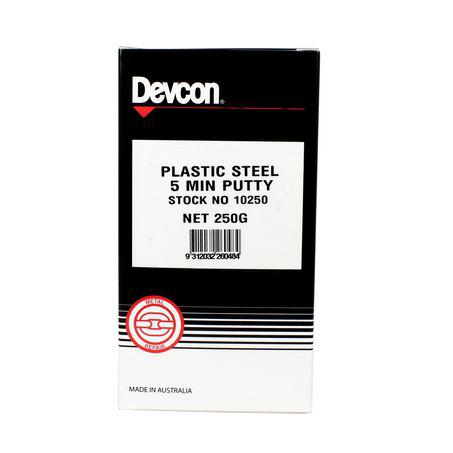 Devcon Epoxy Putty Plastic Steel 5 Minute 250g D10250