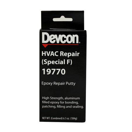 Devcon Epoxy Fastmetal 10 HVAC (Special F) Aluminium Repair 184g D19770