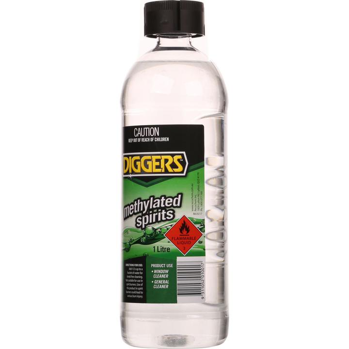 Diggers Methylated Spirits 1L 15000-1DIG