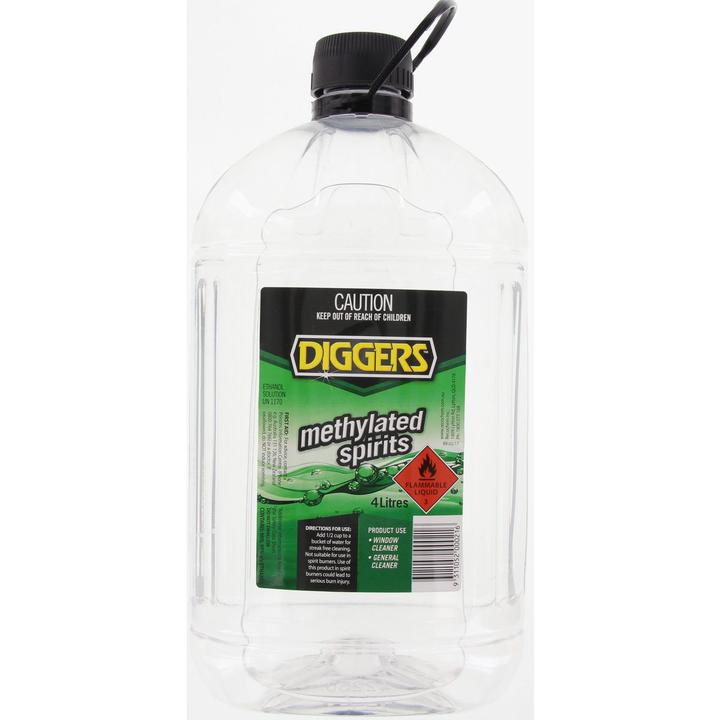 Diggers Methylated Spirits 4L 15000-4DIG