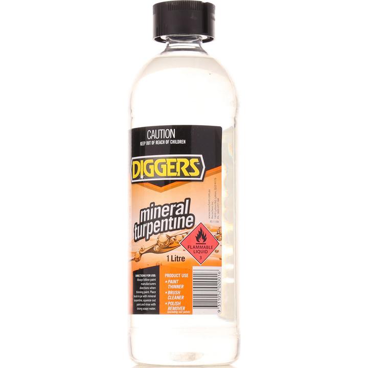Diggers Mineral Turpentine 1L 16010-1DIG