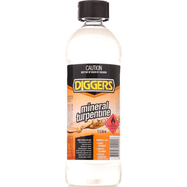Diggers Mineral Turpentine 1L 16010-1DIG