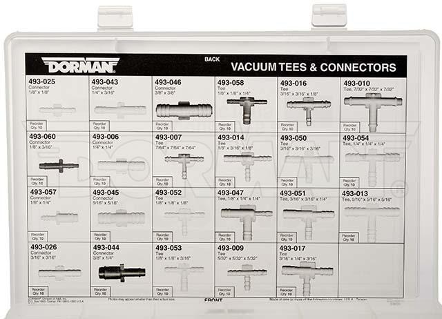 Dorman Vacuum Connector Tech Tray 115Pc 030-496
