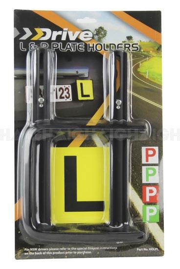 L & P Plate Holder Set Metal - Drive HOLPL
