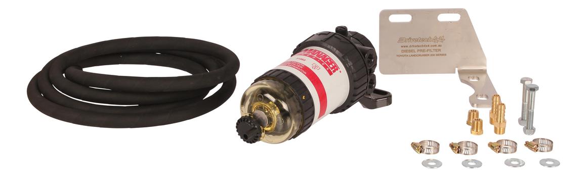 Drivetech 4x4 FuelManager Diesel Pre Filter Kit DT-FMK009 fits Toyota LandCruiser Prado 3.0L Turbo Diesel 2008-12