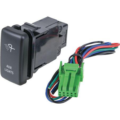 Drivetech 4x4 OE Style Push Button Switch AUX Lights Suits Toyota DT-11019
