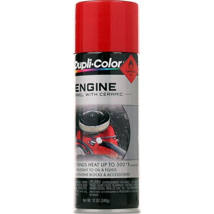 Dupli-Color Aerosol Spray Engine Enamel Red 340g DE1653
