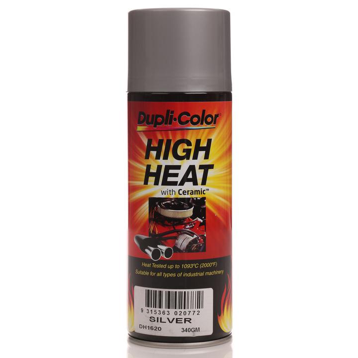 Dupli-Color Aerosol Spray High Heat Flat Silver 340g DH1620