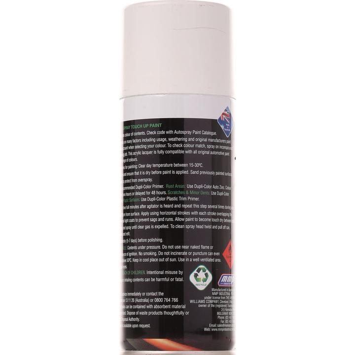 Dupli-Color Automotive Aerosol Spray Paint Polar White 150g DSF76