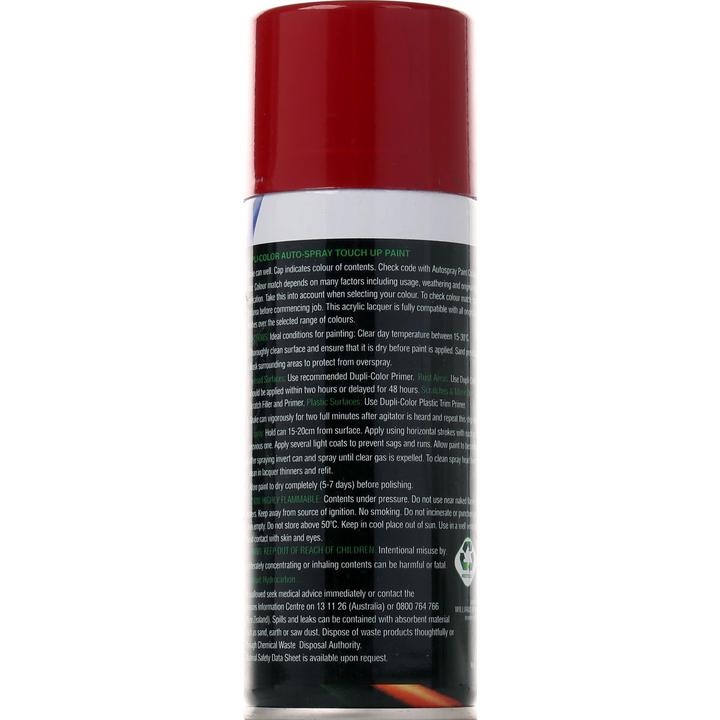 Dupli-Color Automotive Aerosol Spray Paint Hot Chilli Red 150g DSF96