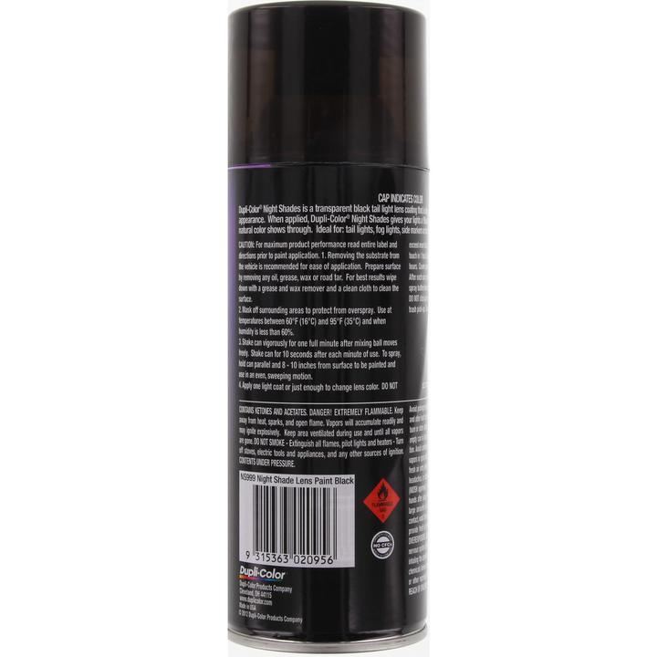 Dupli-Color Night Shades Black Lens Paint 283g NS999