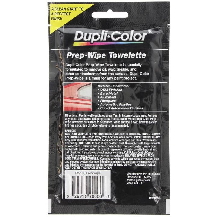 Dupli-Color Preparation Towelette Wipe 14.7ml PW100