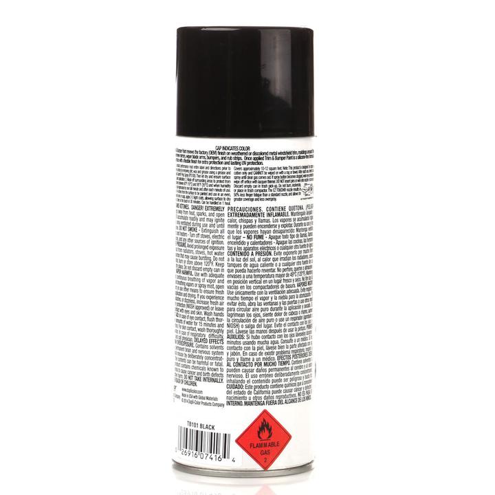 Dupli-Color Trim & Bumper Paint Black 340g TB101