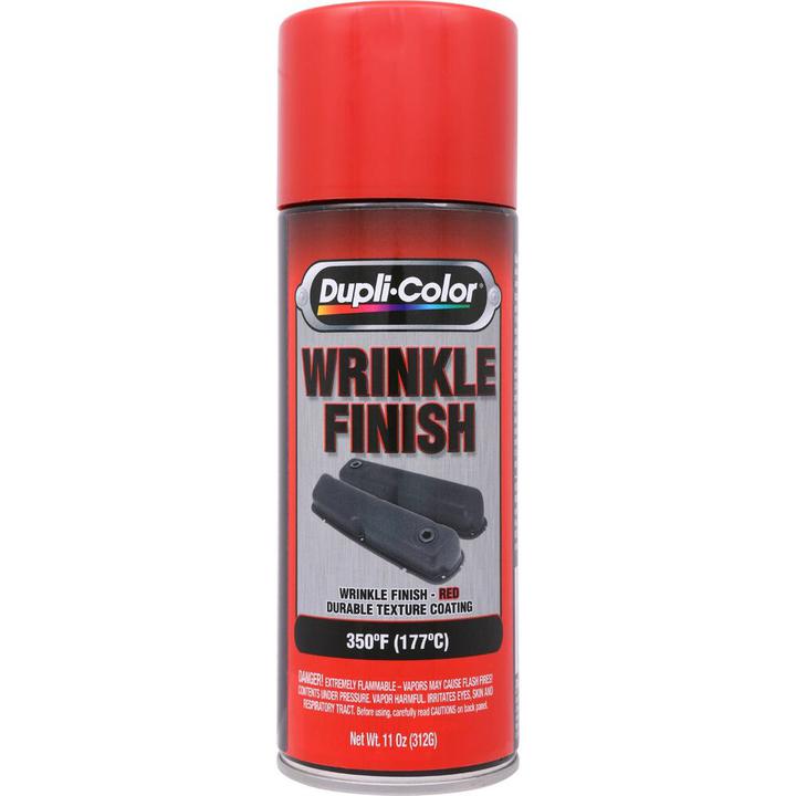 Dupli-Color Wrinkle Finish Aerosol Spray Paint Red 312g WF204