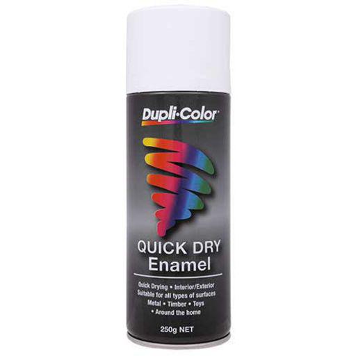 Dupli-Color Aerosol Spray Quick Dry Primer Gloss White 250g CQDE19