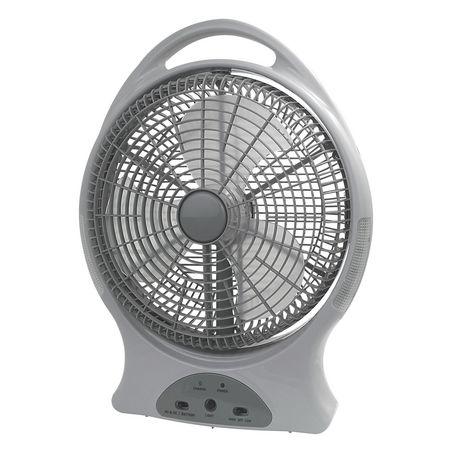 DUSC Rechargeable Oscillating Fan 12 Inch
