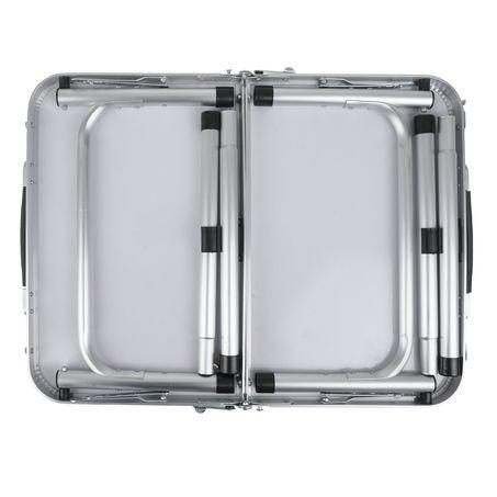 DUSC Aluminium Folding Table 600x450x 550mm (Unfolded Dimensions)