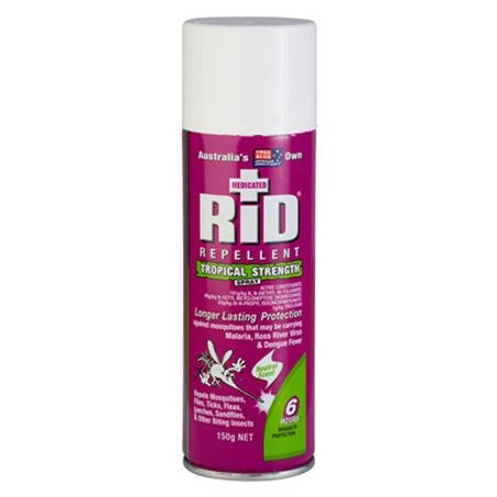 Dy-Mark RID Tropical Strength Insect Repellant Aerosol Spray 150g 33428150