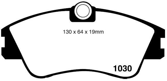 EBC Ultimax Brake Pad Set Front DPC1030