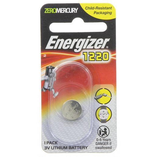 Energizer Coin Battery Lithium 3V 1220 1 Pack ECR1220BS1