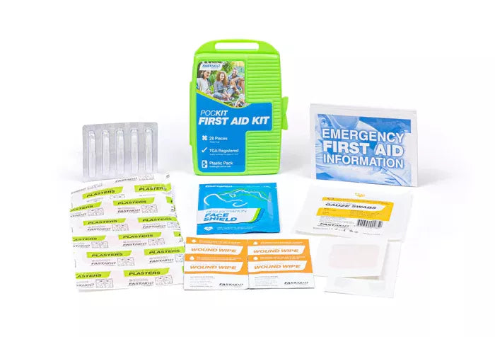 FastAid PocKit First Aid Kit Plastic Case FANCH20