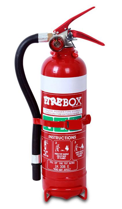 Firebox Fire Extinguisher Dry Chemical Powder ABE 1.5kg FB15ABE