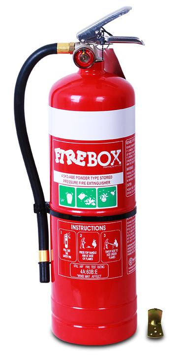 Firebox Fire Extinguisher Dry Chemical Powder ABE 4.5kg FB45ABE