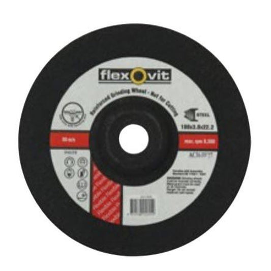 Flexovit Depressed Centre Grinding Disc Metal 125x3x22.2mm 66252841791
