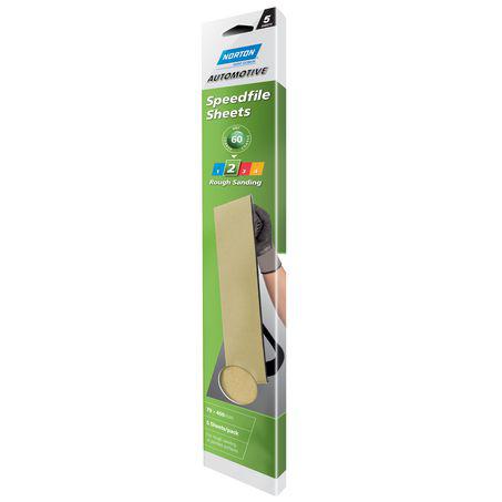 Flexovit Norton Adalox Sandpaper Sheet P80 70x460mm Medium 66623321774