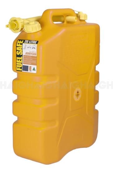20L Plastic Jerry Can Container Yellow FC20Y
