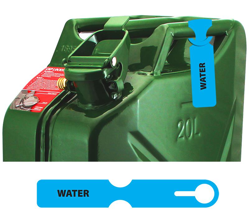 Fuel Can Tag Water FCTBLU