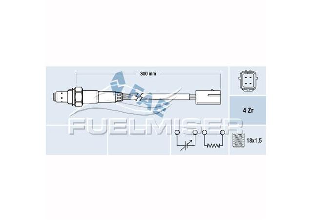Fuelmiser Oxygen Lambda Sensor COS1060