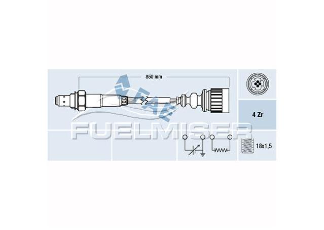Fuelmiser Oxygen Lambda Sensor COS5024