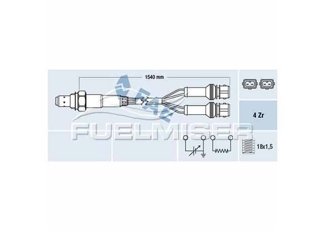Fuelmiser Oxygen Lambda Sensor COS5083