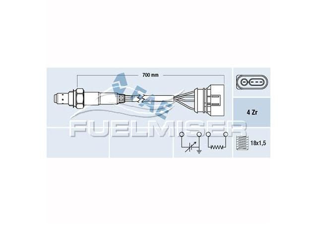 Fuelmiser Oxygen Lambda Sensor COS5147