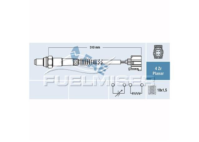 Fuelmiser Oxygen Lambda Sensor COS5164
